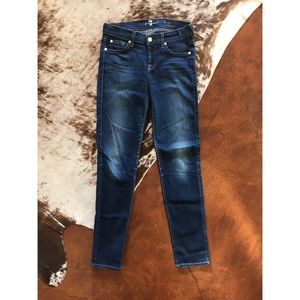 7 for All Mankind Slim Cigarette Leg Jeans Size 26